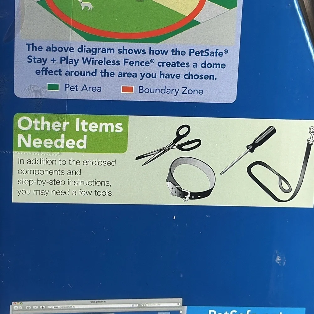 PETSAFE Stay + Play Wireless Fence for Dogs NEW in Open Box